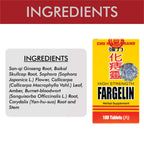 Chu Kiang Brand Fargelin High Strength - 180 Tablets - image 3