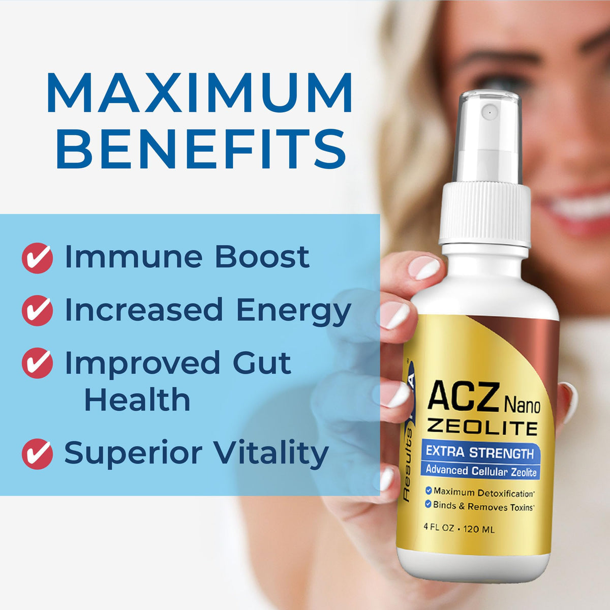 Results RNA ACZ Nano Advanced Cellular Zeolite Extra Strength - 2 Fl Oz - image 3