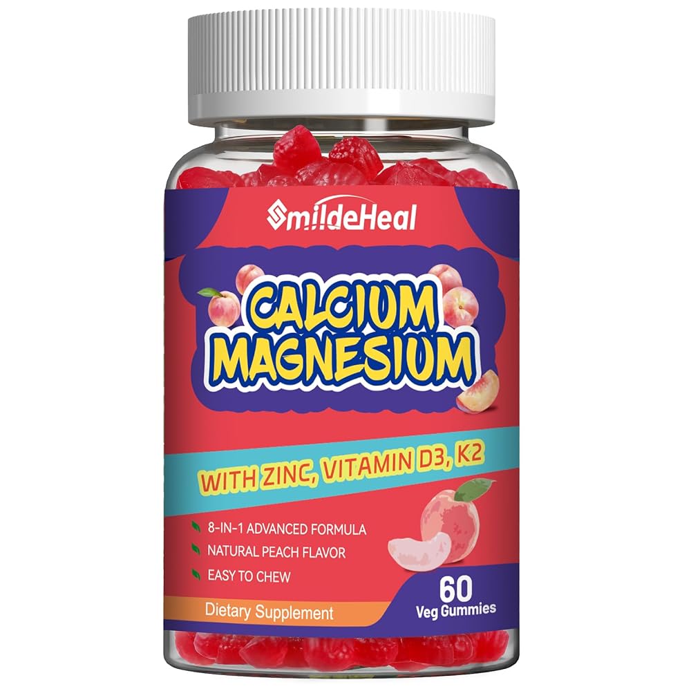 SmildeHeal Calcium Magnesium Gummies 600MG