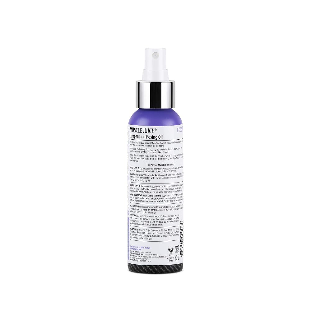 Pro Tan Muscle Juice Maximum Definition Posing Oil - 1 Fl Oz - image 2