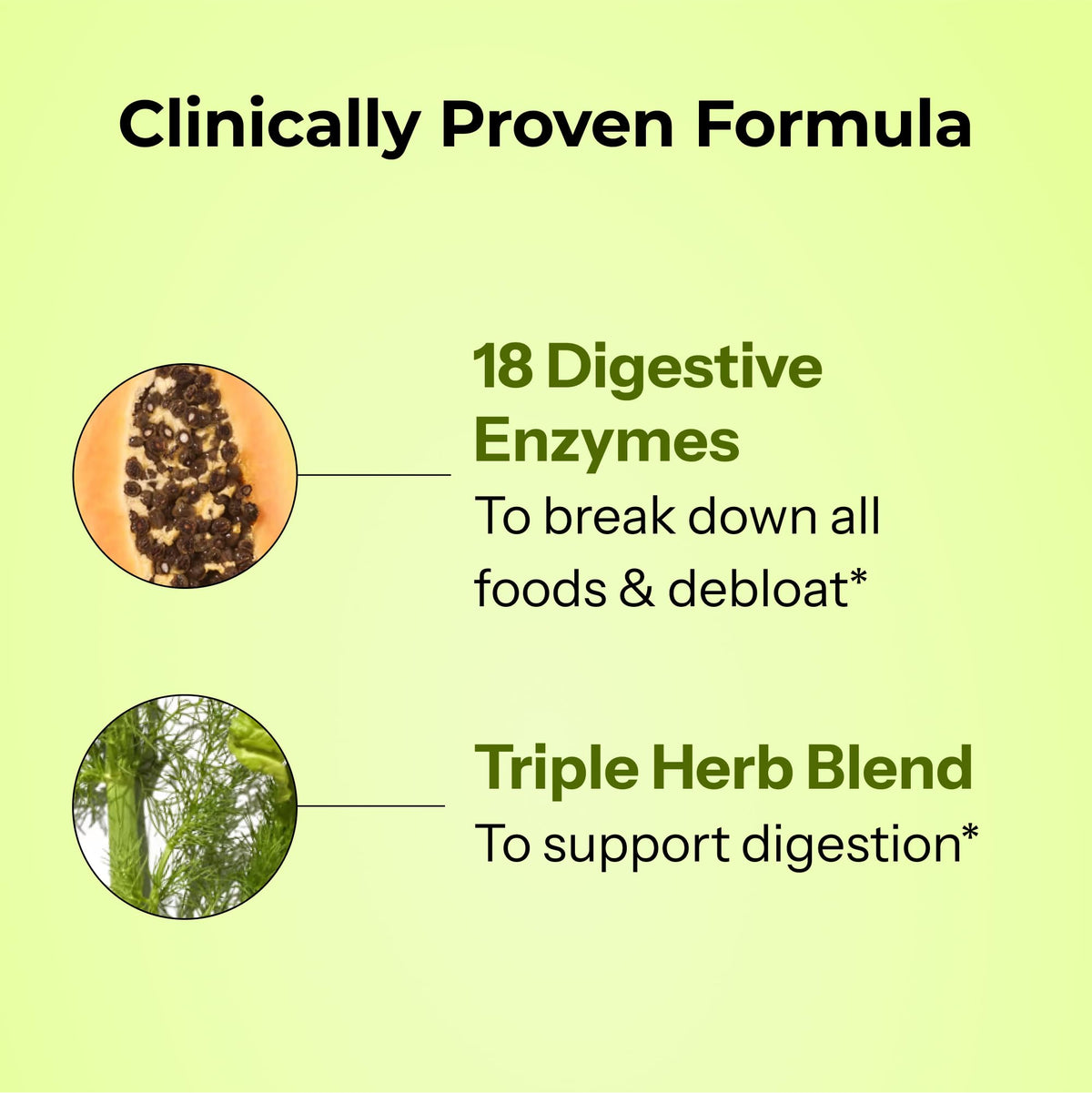 HUM Flatter Me Digestive Enzymes for Bloating Support - 60 Capsules - image 5