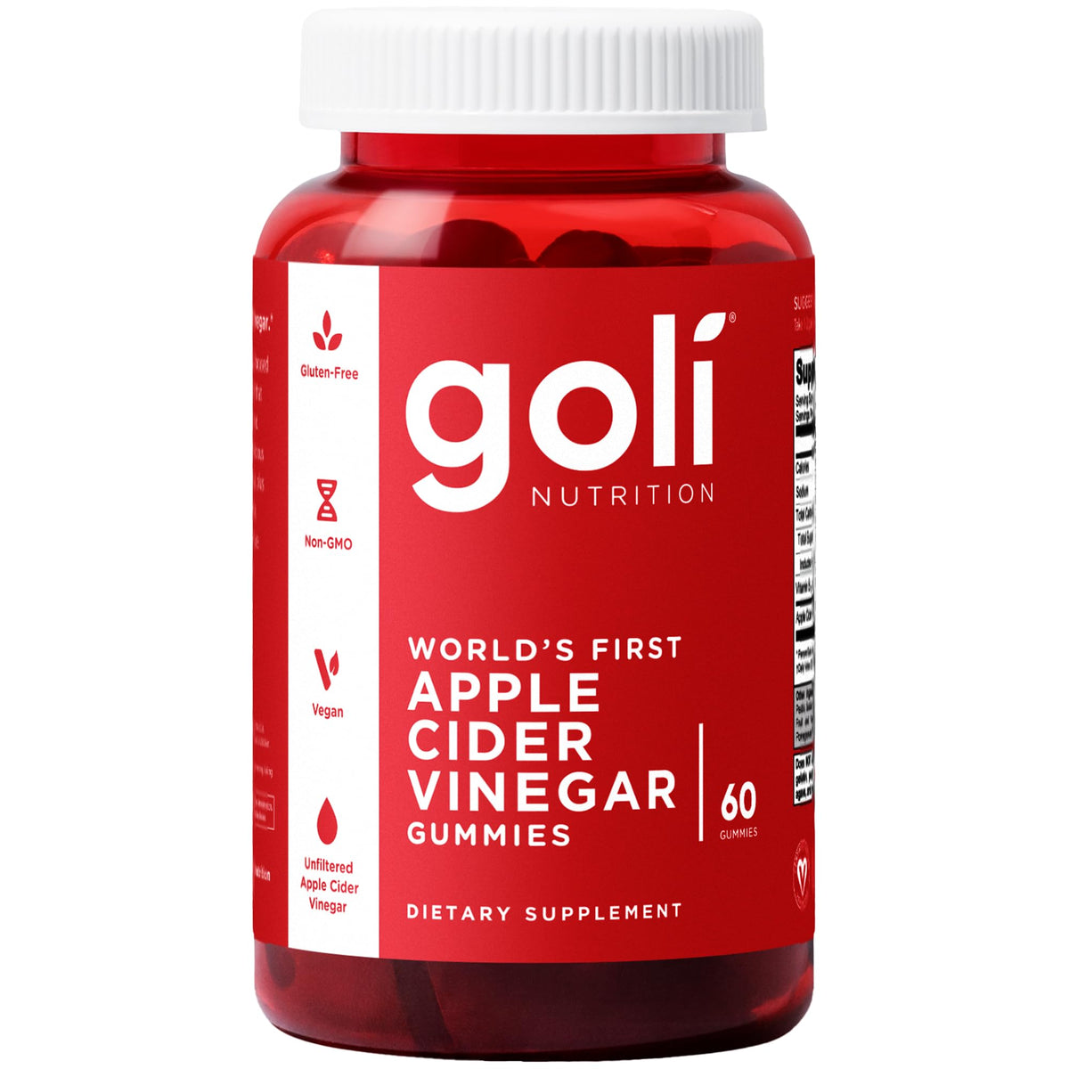 Goli Apple Cider Vinegar Gummies - Worlds First ACV Gummy