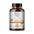 Just Jaivik Organic Ashwagandha Tablets 750 mg - 90 Tablets
