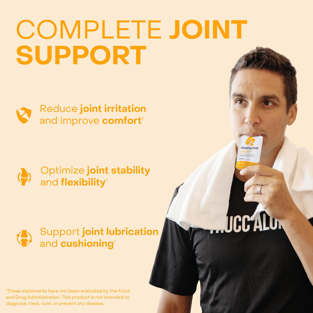 HealthyCell Joint Health & Mobility Daily Liquid Supplement - 30 Gel Packs - image 2