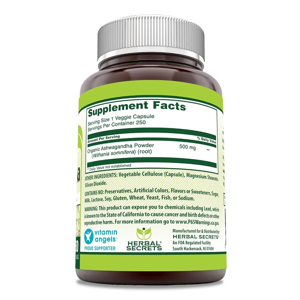 Herbal Secrets Ashwagandha Extract Supplement