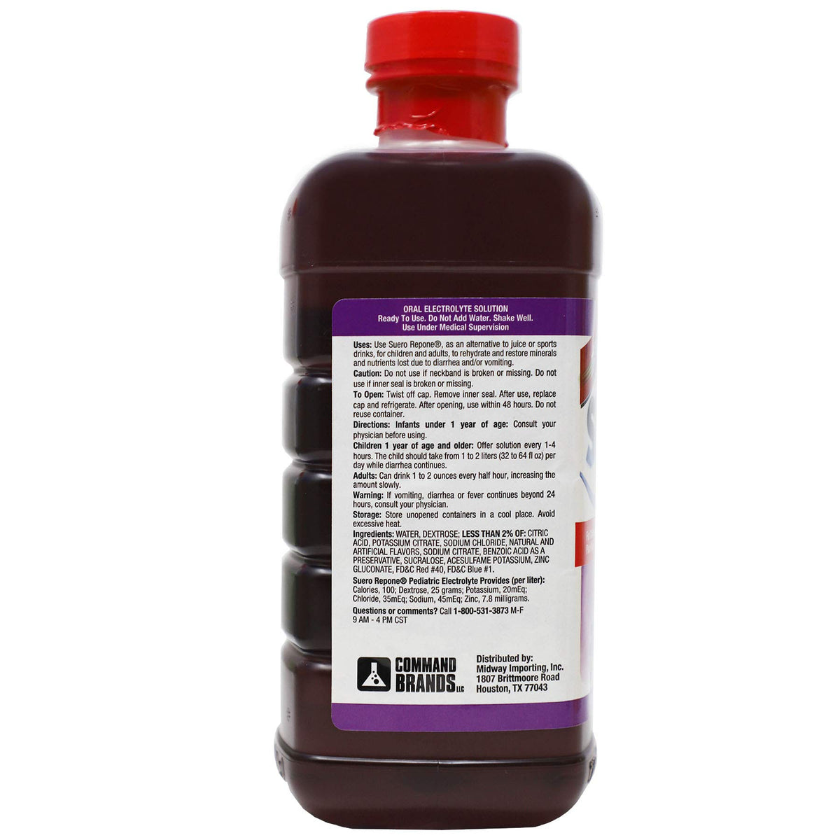 REPONE Electrolyte Solution with Zinc