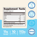 Nutricost Grass-Fed Collagen Powder 1LB (454 G) - Pure Grass Fed