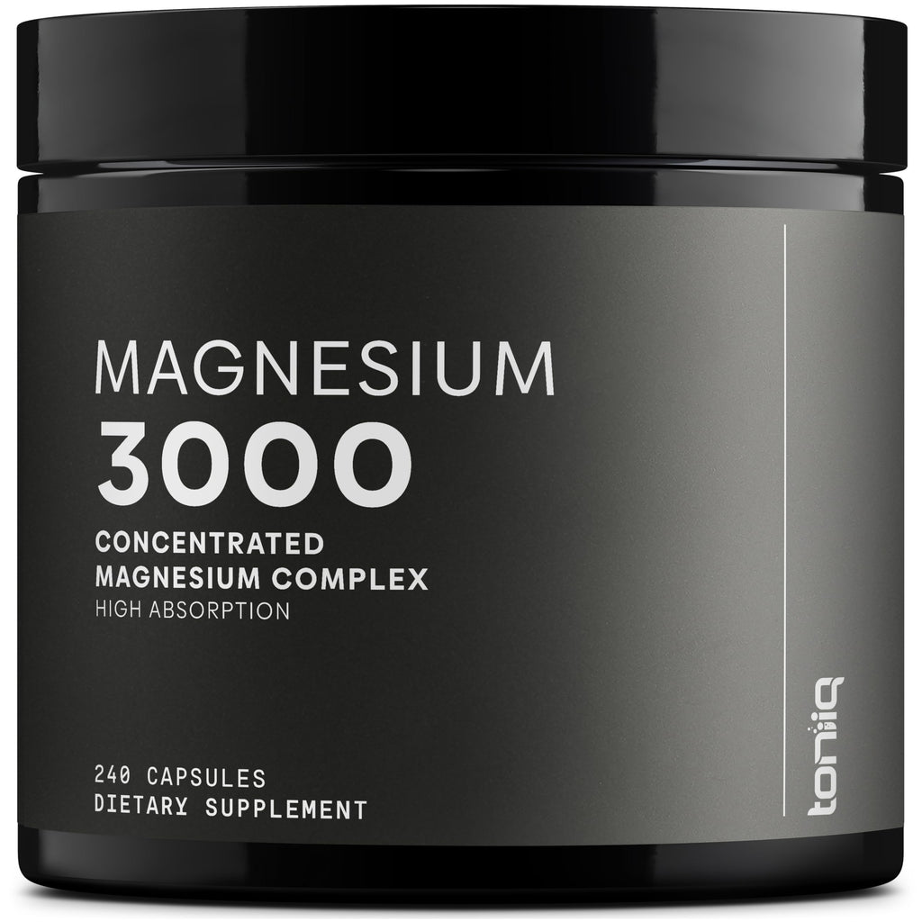 Toniiq Magnesium Glycinate 3000mg Ultra High Strength - 240 Capsules