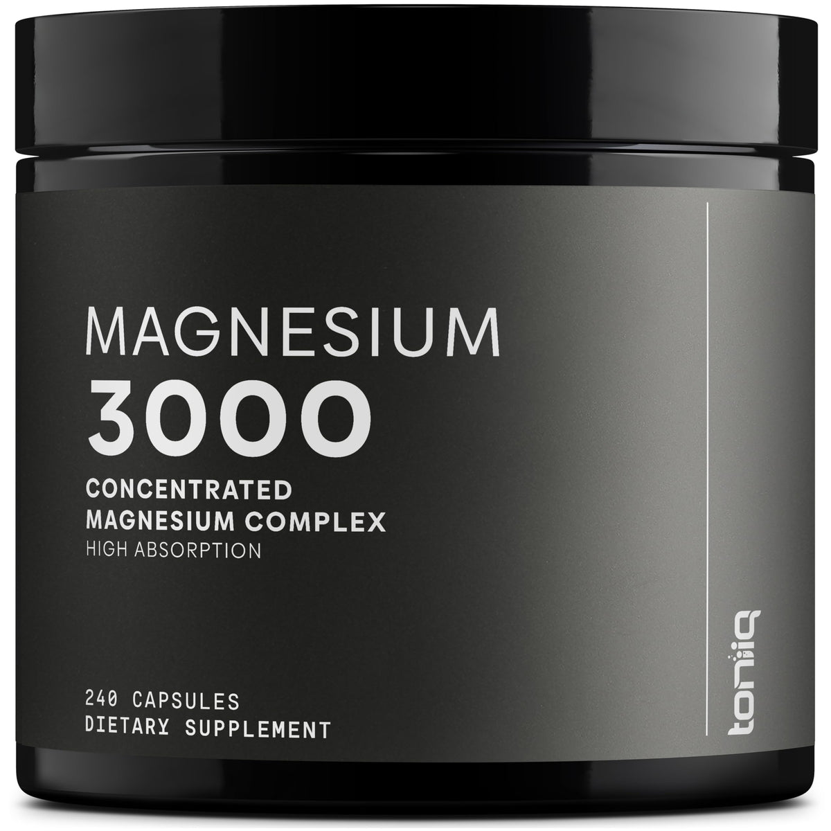 Toniiq Magnesium Glycinate 3000mg Ultra High Strength - 240 Capsules