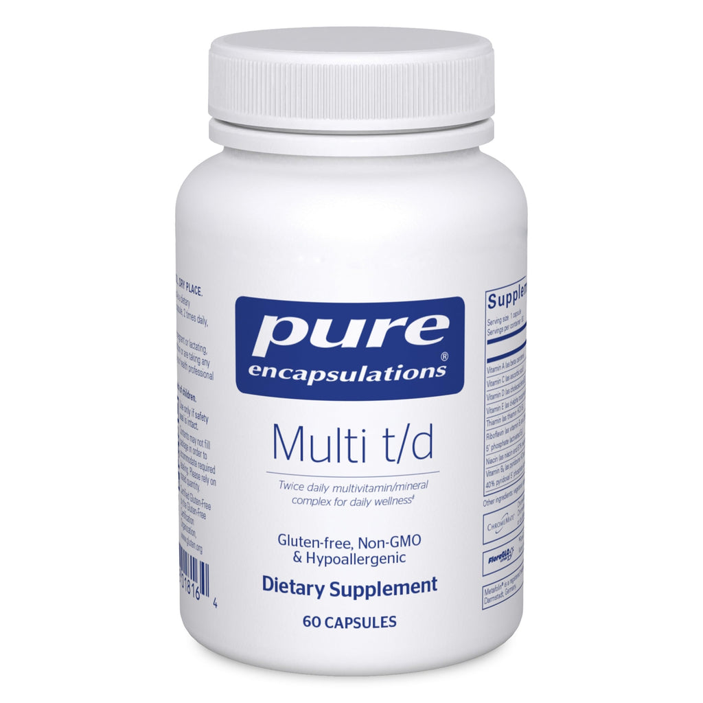 Pure Encapsulations Multi T/D Multivitamin - 60 Capsules