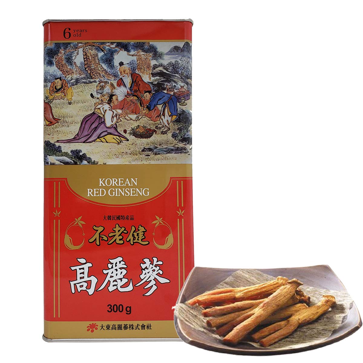 Prince Herb Korean Red Ginseng 6 Years Old - 300g
