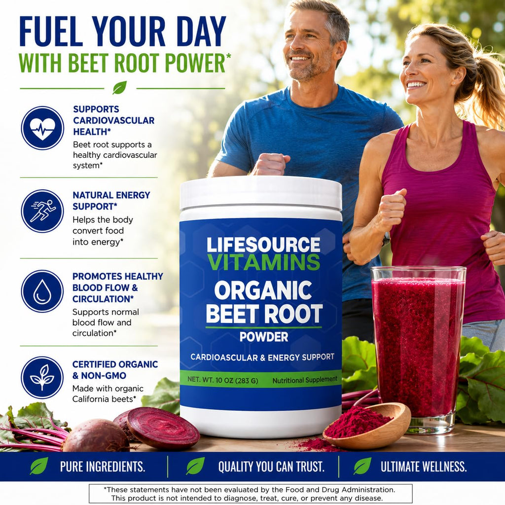 LifeSource Vitamins Beet Root Powder Organic - 57 Servings - image 3