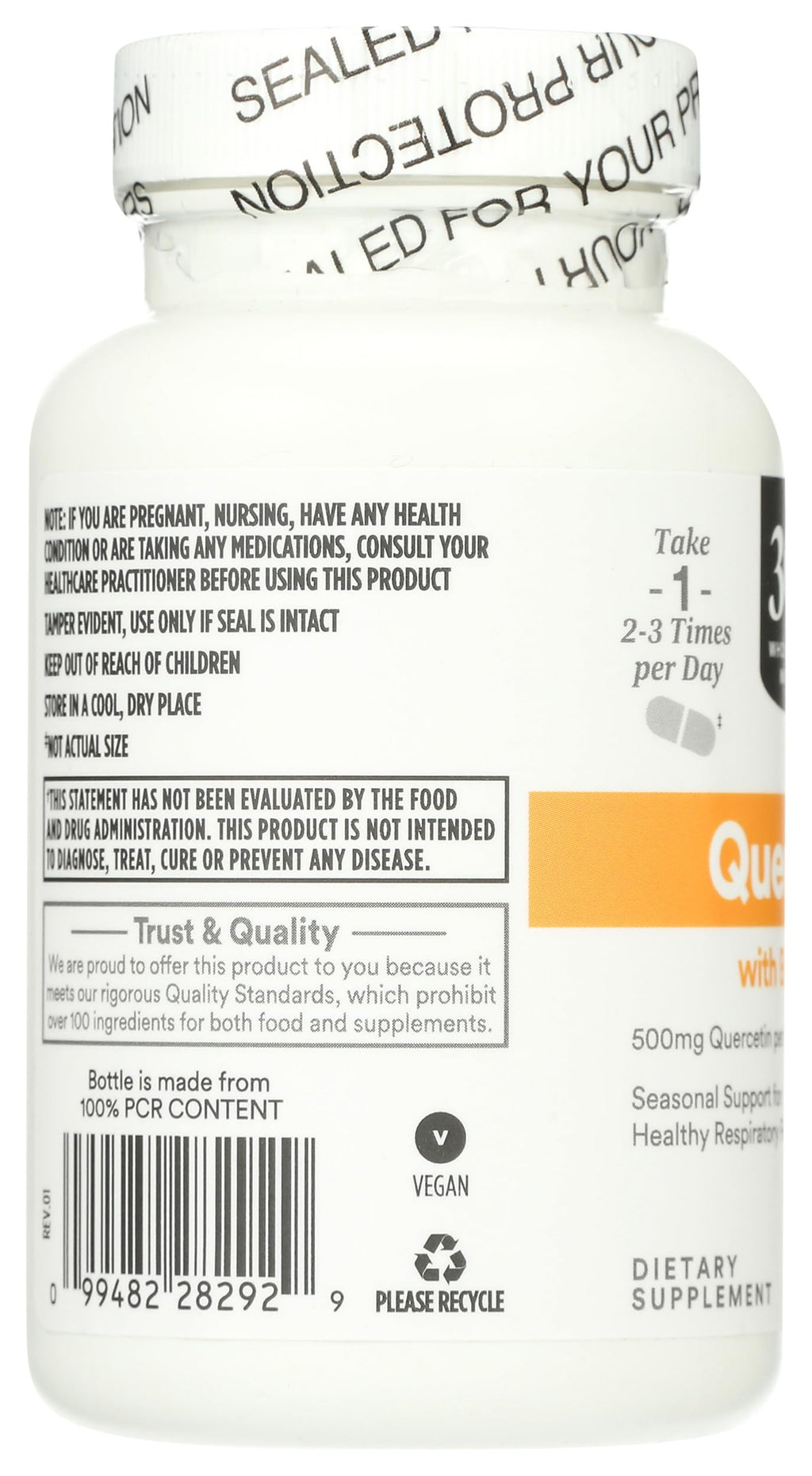 Whole Foods Market Quercetin with Bromelain - 100 Capsules - image 4