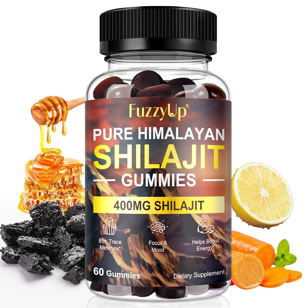 ZhuGuaCo Himalayan Shilajit Gummies Energy & Immune Support - 60 Count