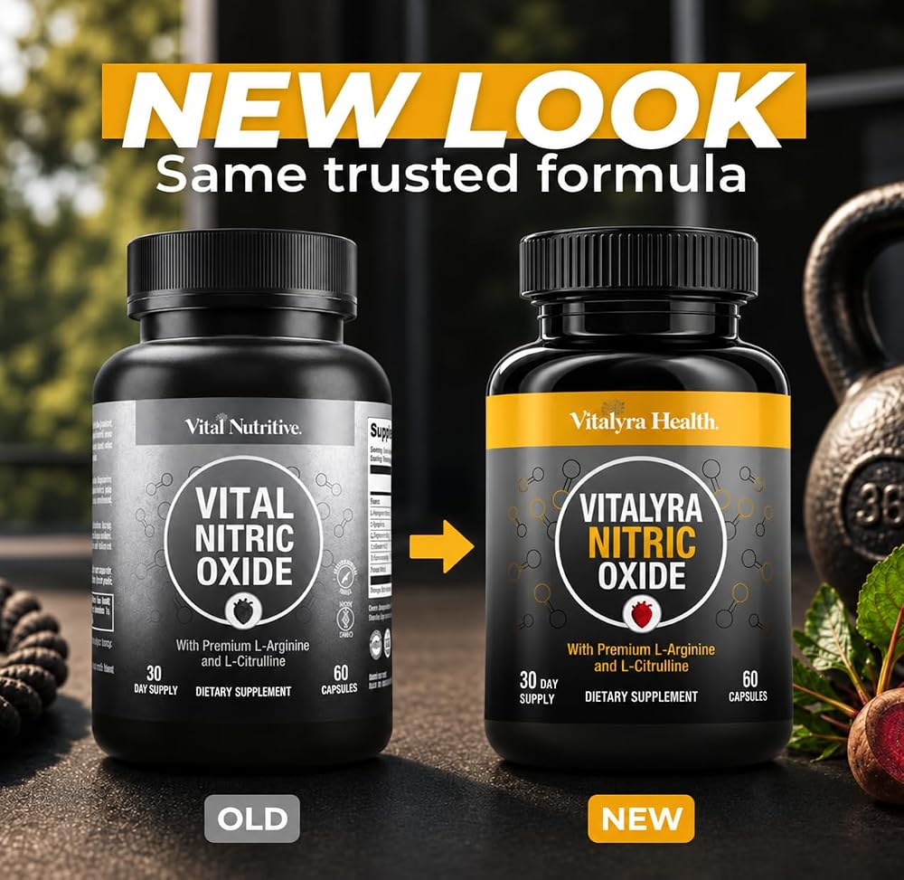 Vital Nitric Oxide Supplements for Men - Workout Booster Supplement