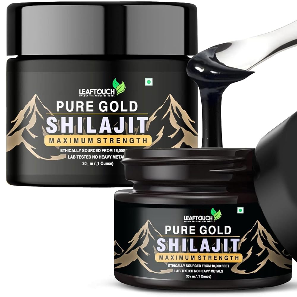 LEAFTOUCH-UNLOCK THE POWER OF HERBS LEAFTOUCH Shilajit with Fulvic