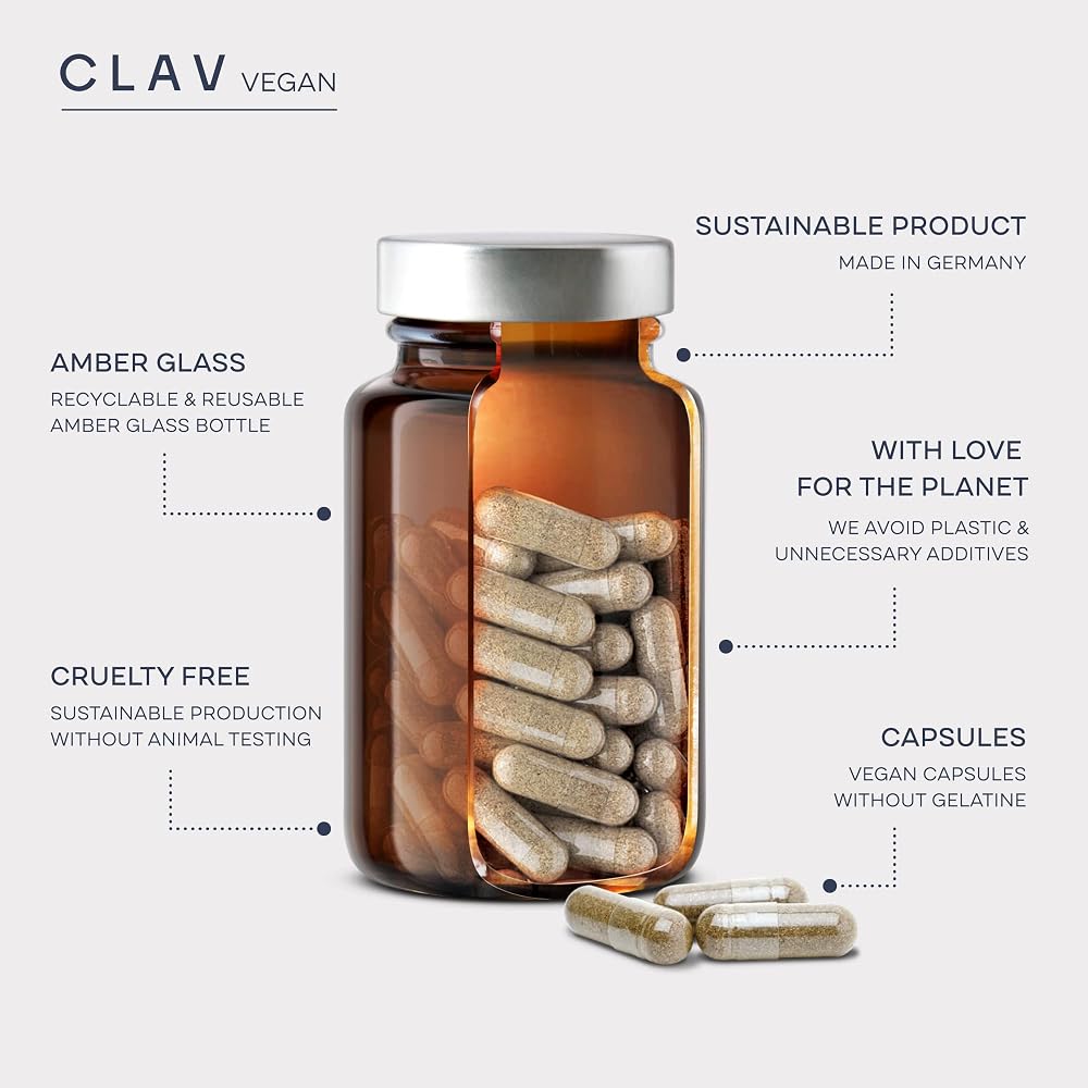CLAV Blood Pressure Support Supplement - 120 Capsules - image 7