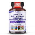 PeakPury Quercetin 14-in-1 Formula with Zinc & Elderberry - 150 Capsules