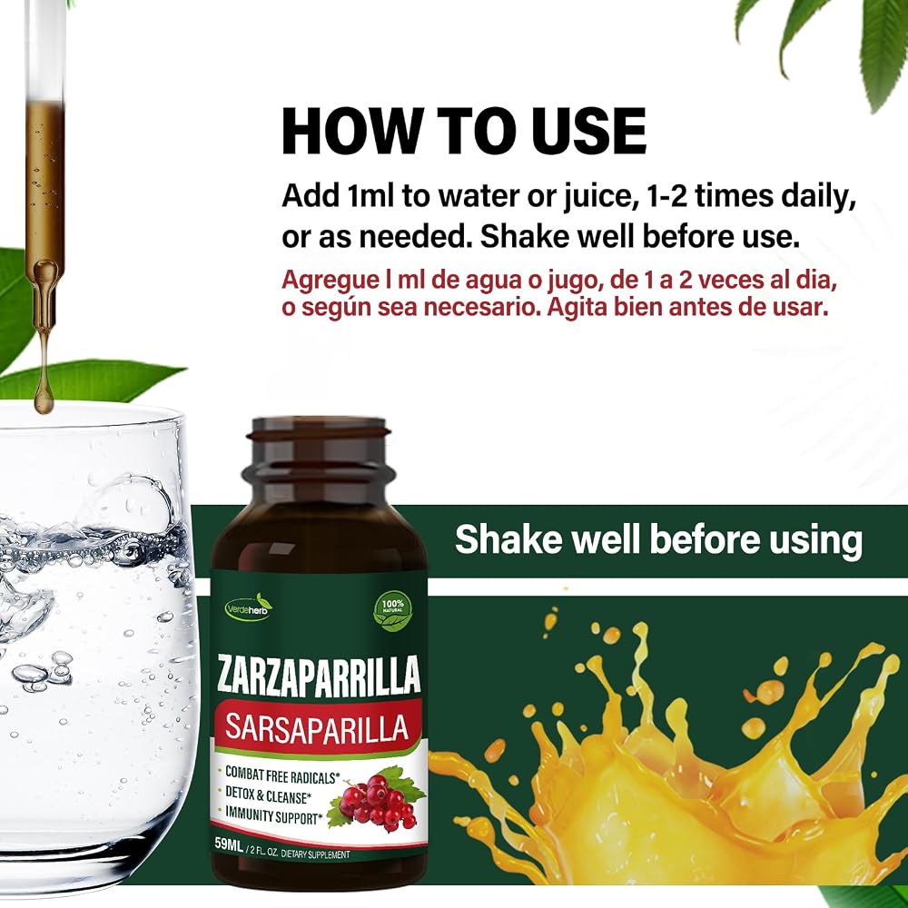 Verdeherb Sarsaparilla Extract Drops