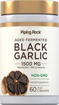 Piping Rock Black Garlic Supplement - 60 Capsules
