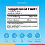 Brain Bean Ultra NAC Glutathione Precursor - 90 Capsules - image 7