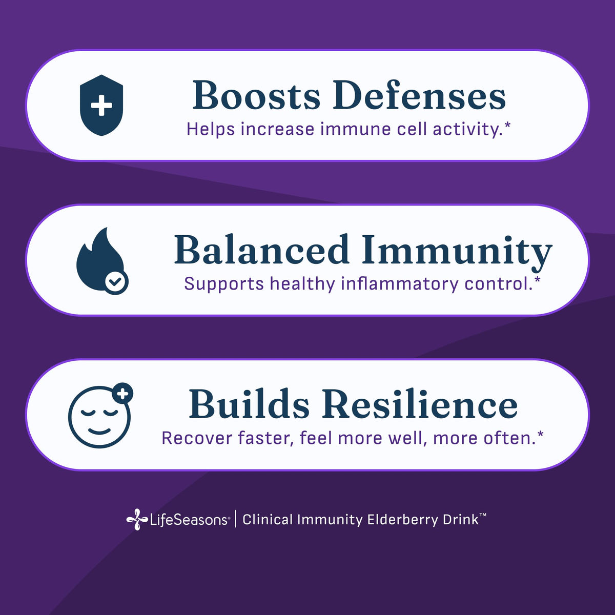 LifeSeasons Clinical Immunity Elderberry Drink Mix - 5 Pack - image 2