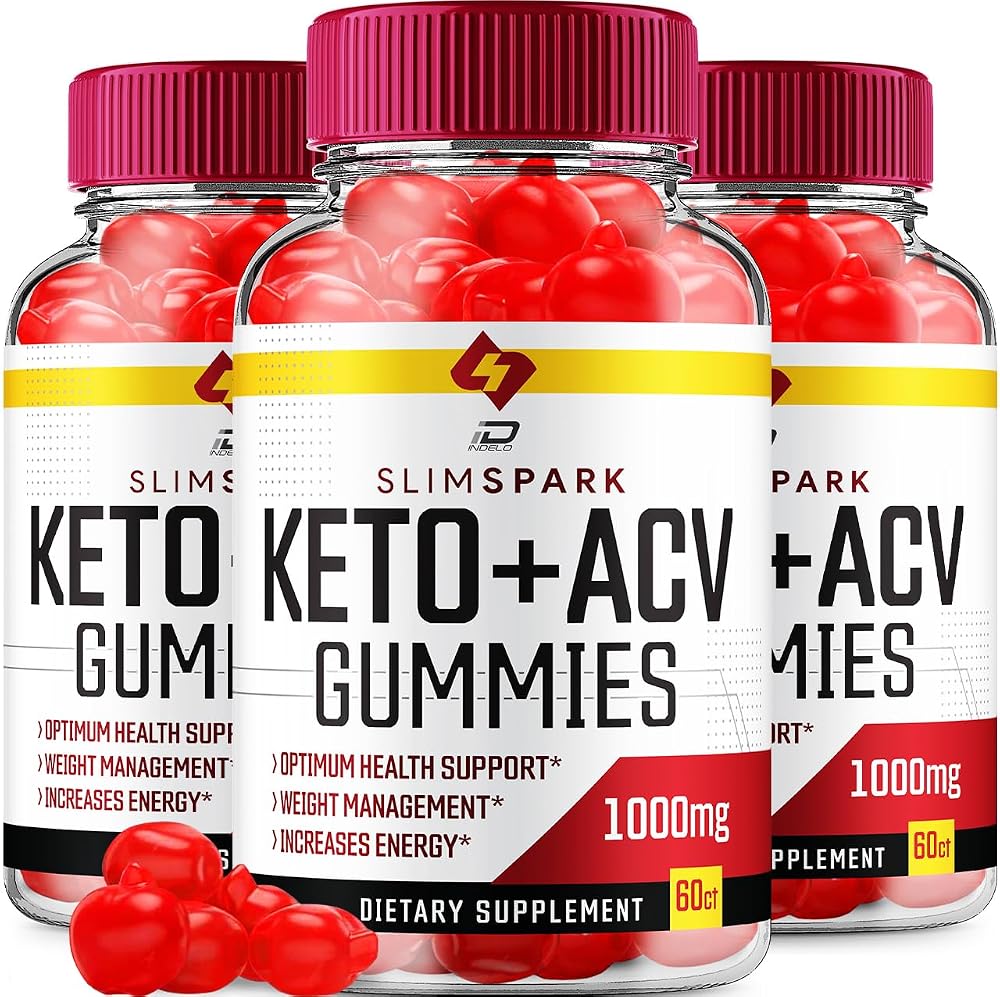 Indelo Slim Spark ACV Gummies with Vitamin B12 - 180 Gummies