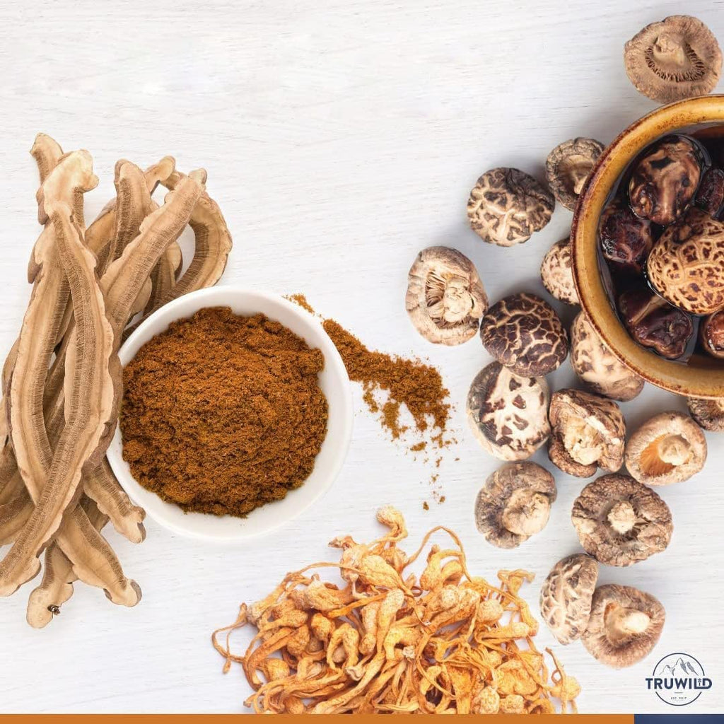 TruWild Adaptogens Vegan Capsule Supplement w/Ashwagandha + Maca