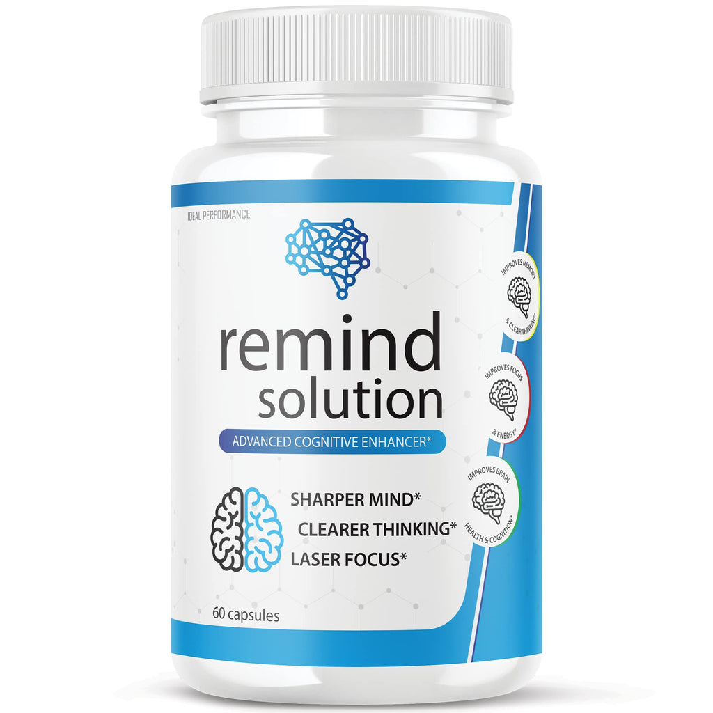 IDEAL PERFORMANCE Remind Solution Memory Cognitive Support - 60 Capsules