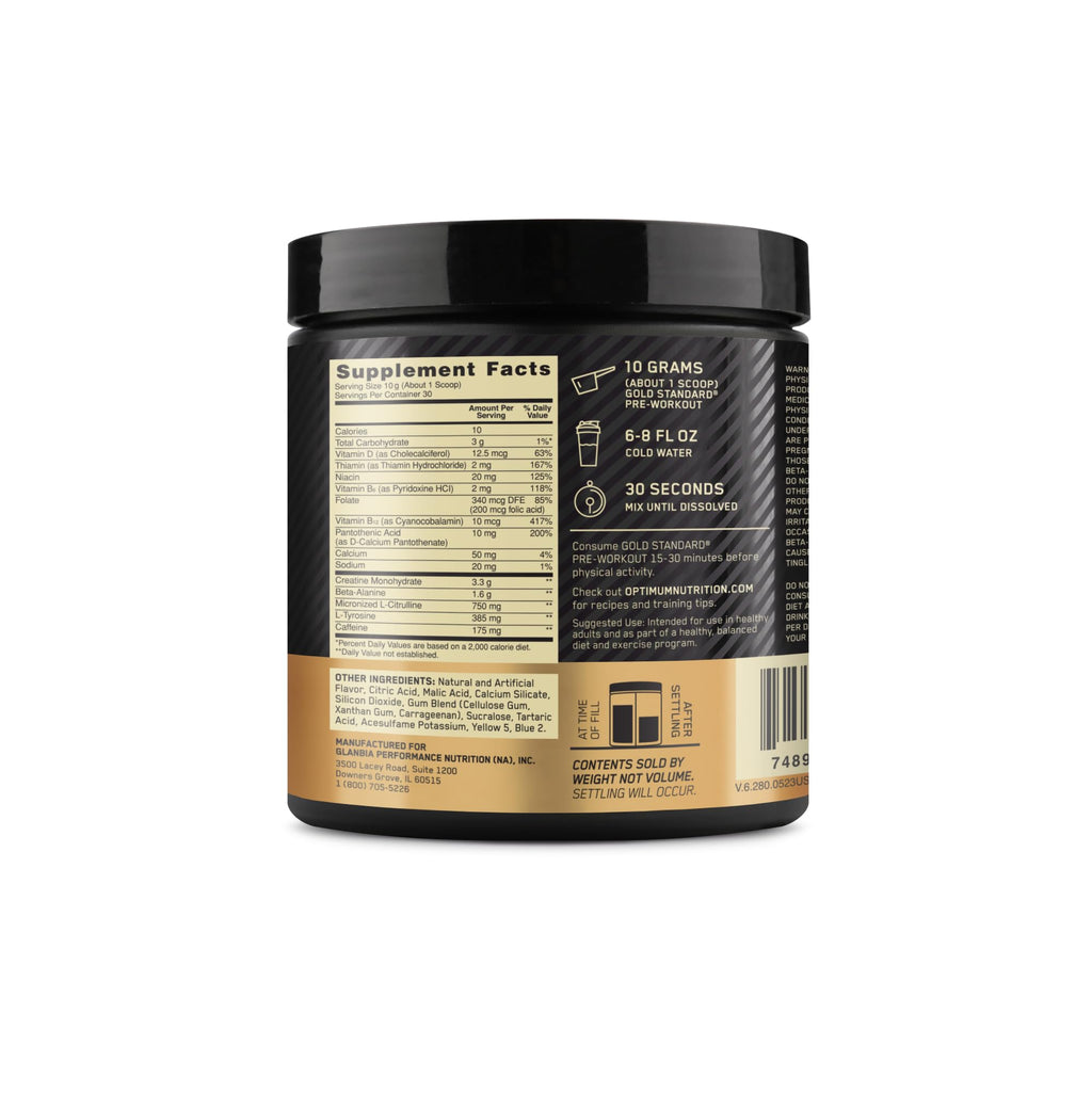 Optimum Nutrition Gold Standard Pre Workout with Creatine