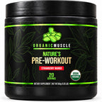 Organic Muscle Pre-Workout Powder Strawberry Mango - 20 Servings
