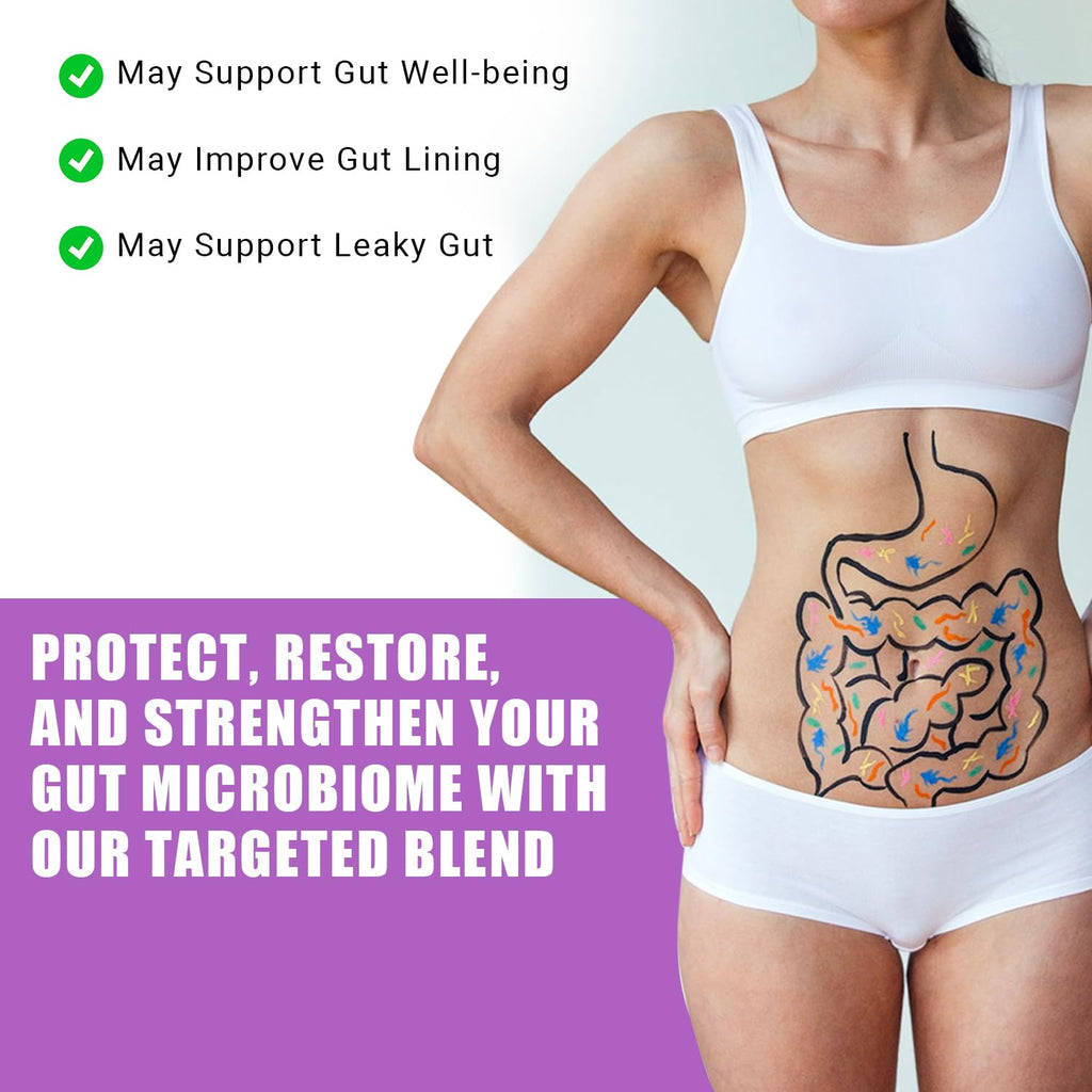 Ancient Bliss L-Glutamine Capsules for Gut Support - 60 Capsules - image 4