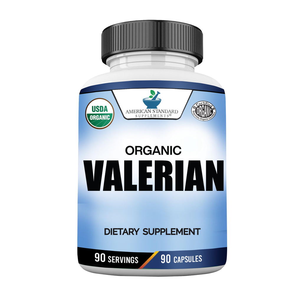 American Standard Supplements Organic Valerian - 90 Capsules