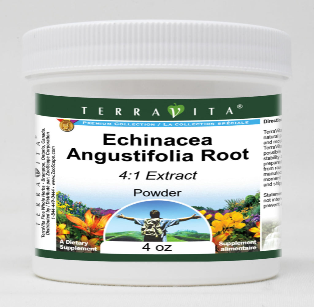 Terravita Echinacea Angustifolia Root 4:1 Extract Powder - 4 oz