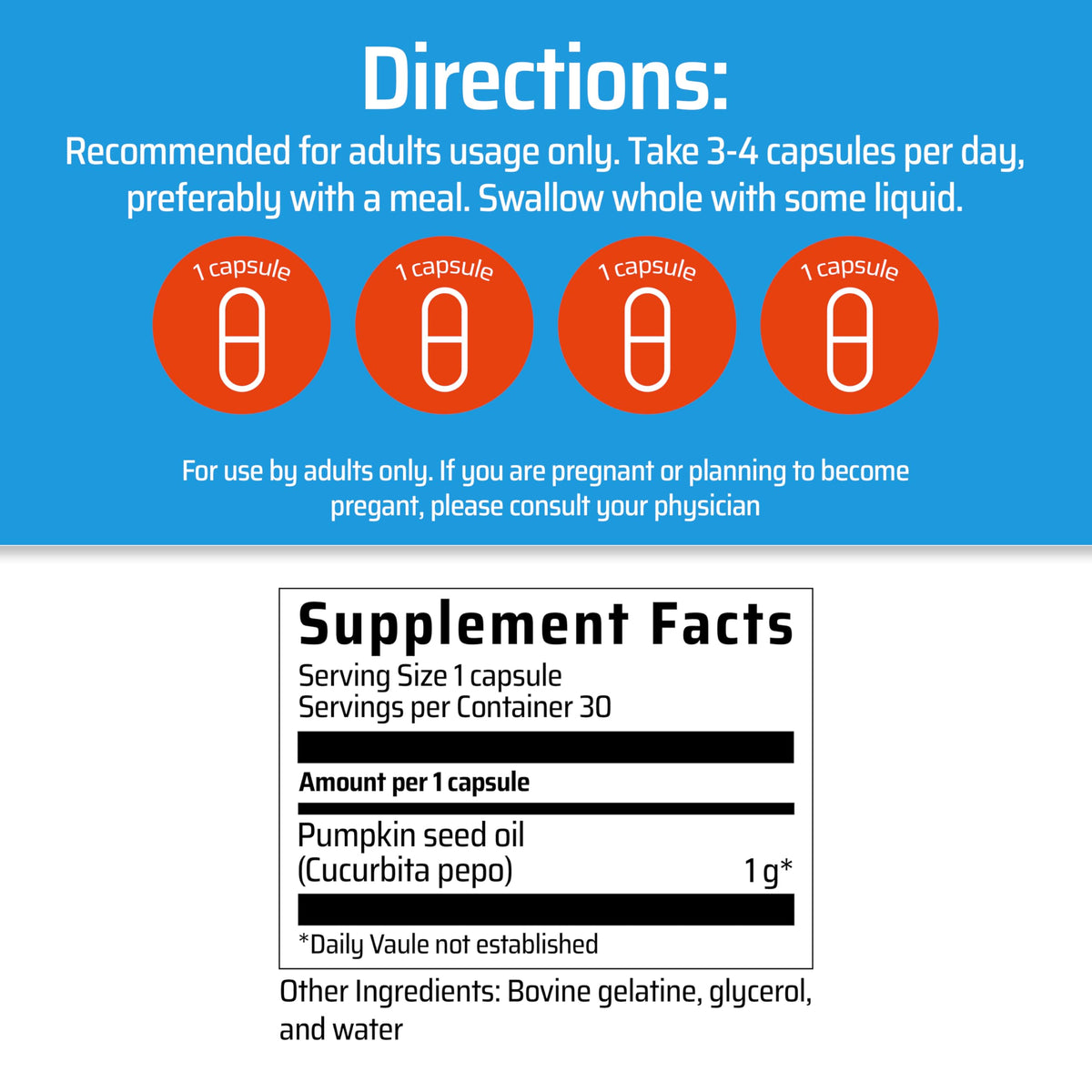 Sanhelios Curbita Pumpkin Seed Oil Bladder Support - 30 Capsules - image 4
