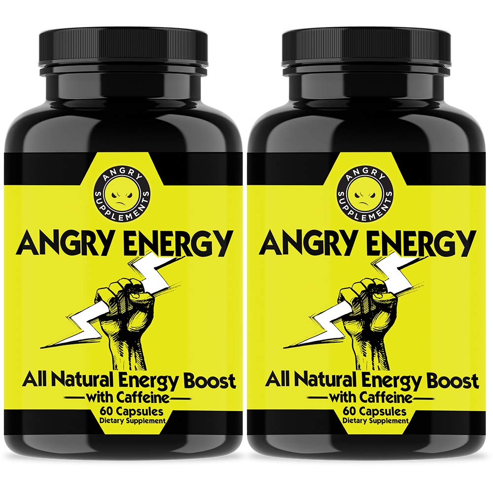 Angry Energy Caffeine Capsules by Angry Supplements
