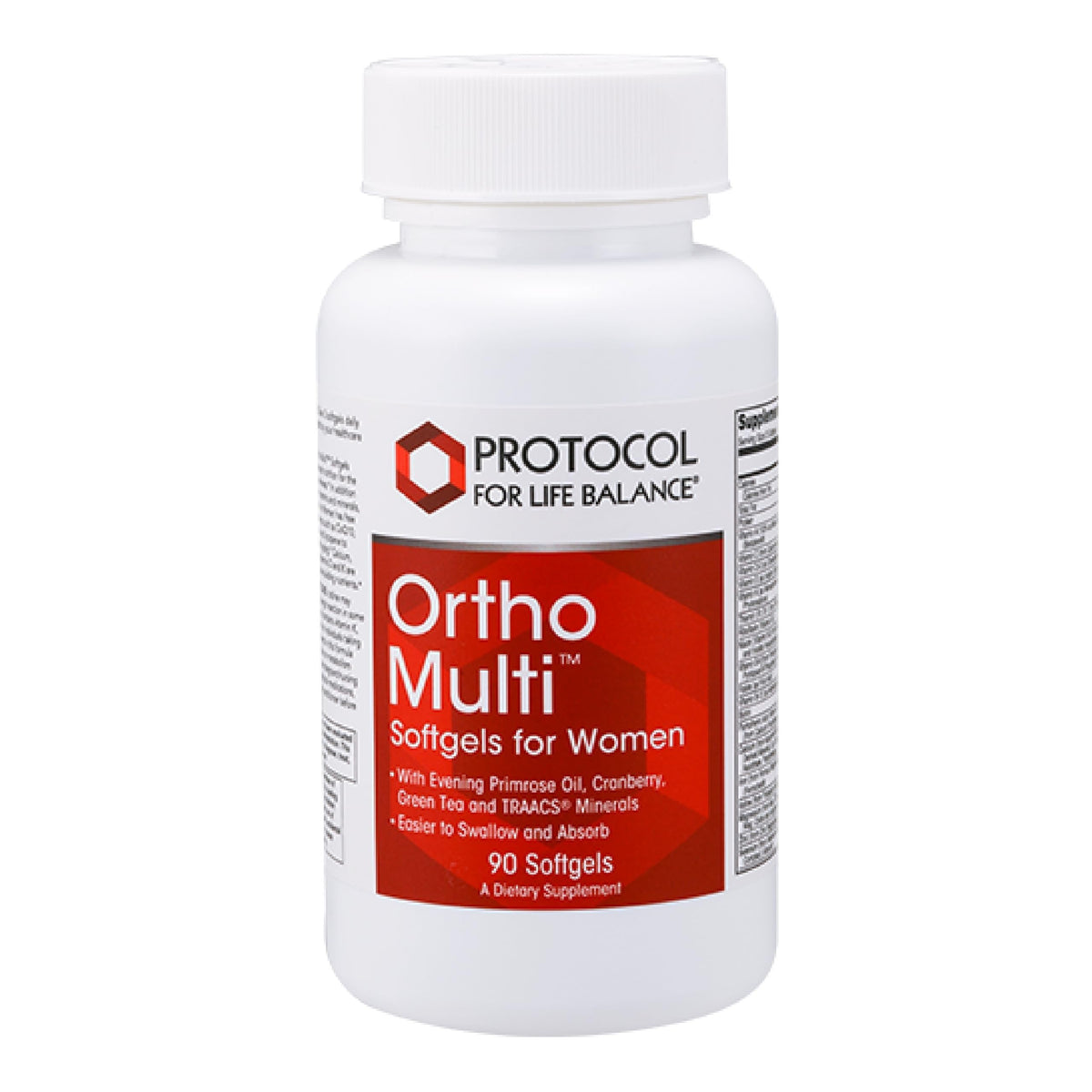 PROTOCOL FOR LIFE BALANCE Ortho Multi for Women Multivitamin - 90 Softgels