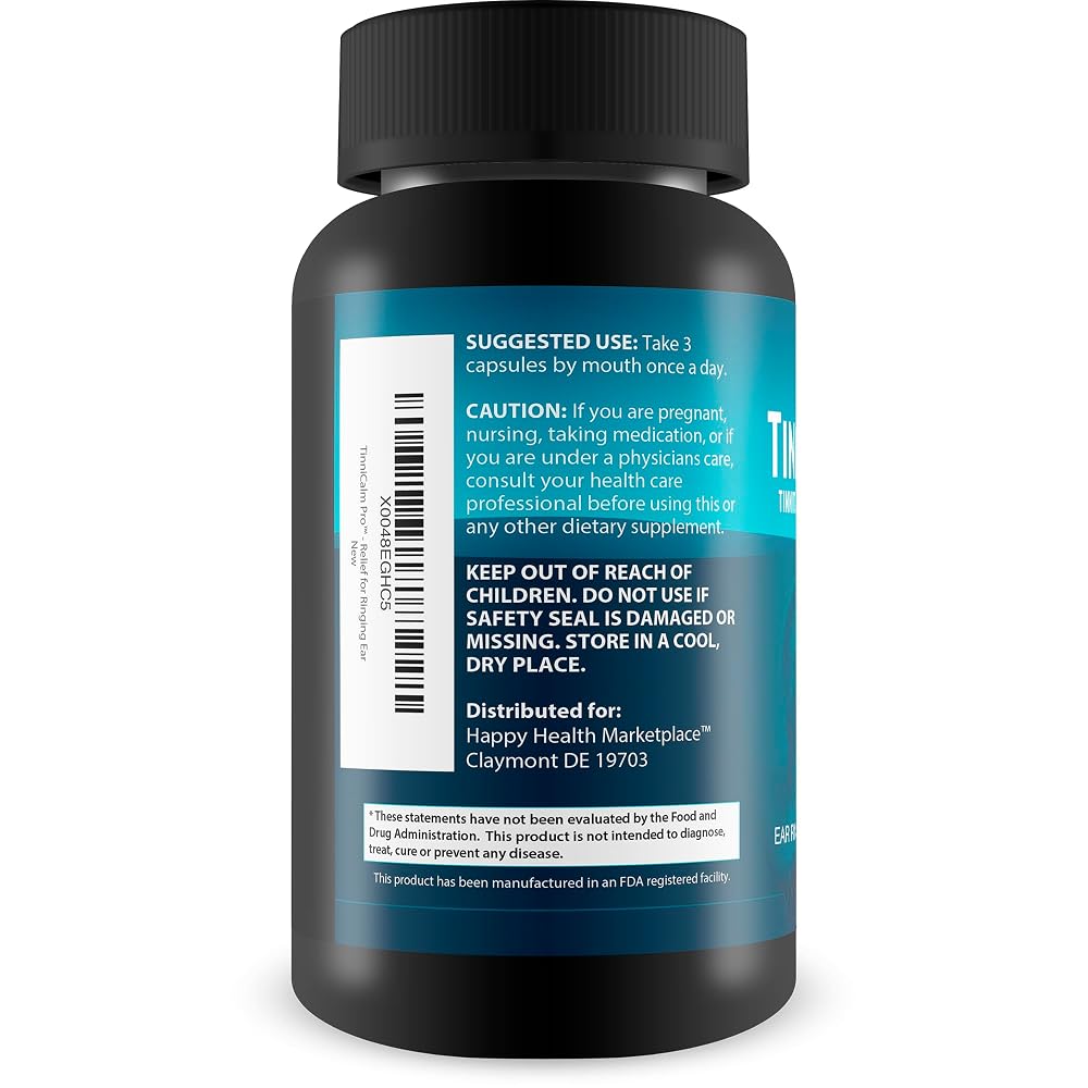 Happy Health Marketplace TinniCalm Pro Tinnitus Relief - 90 Capsules - image 3