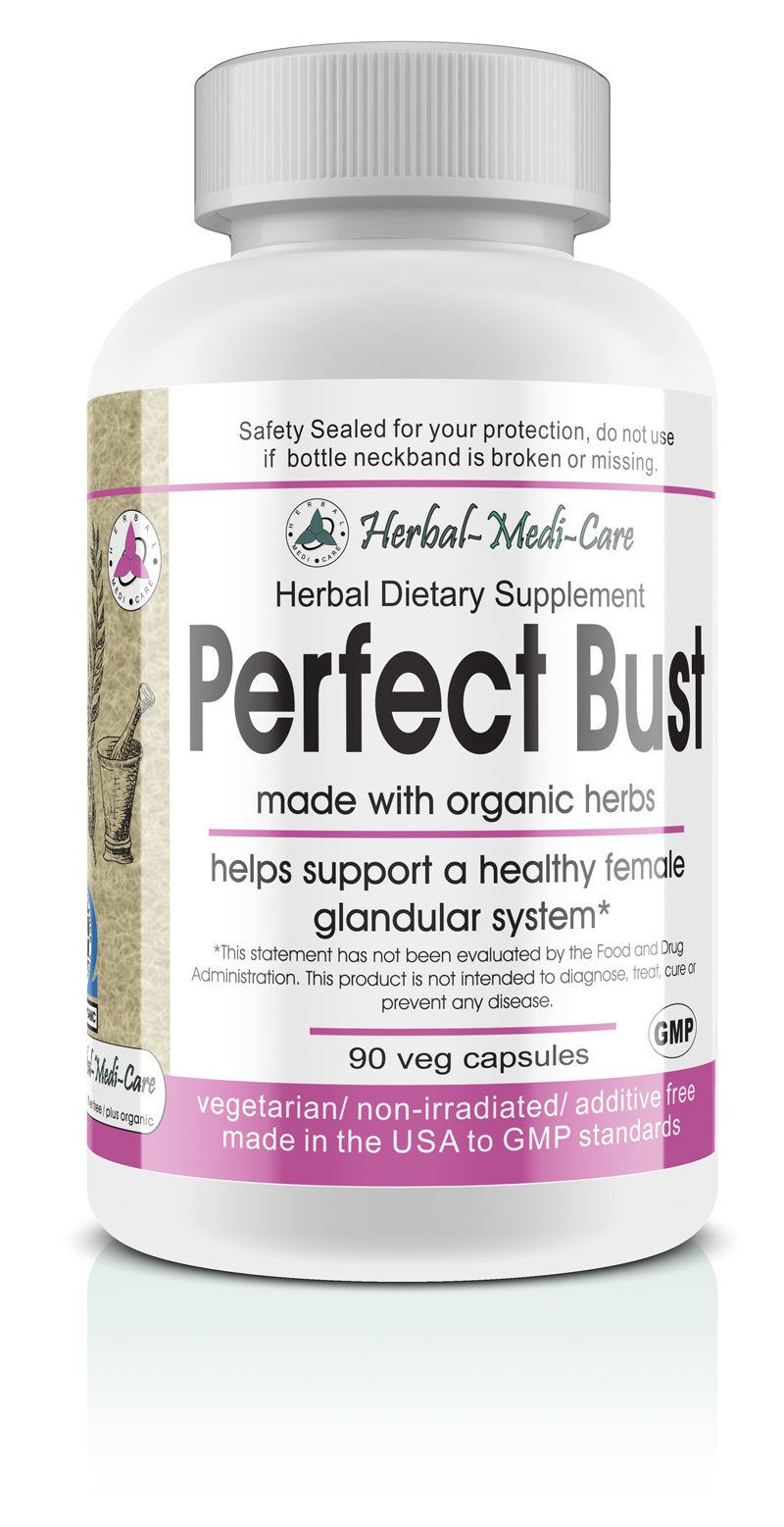 Nature's Brands Perfect Bust Herbal Supplement - 90 Vegetarian Capsules