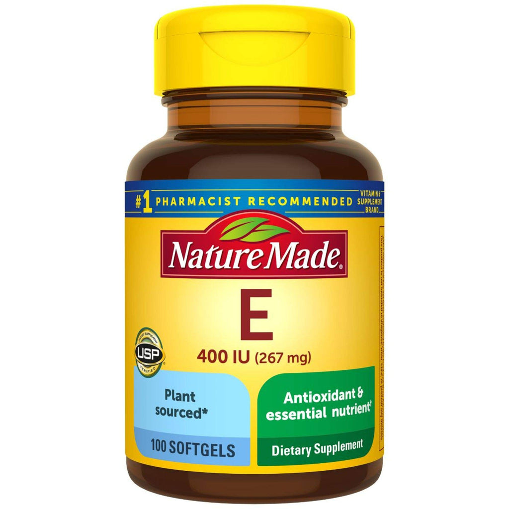 Nature Made Plant Sourced Vitamin E 400 IU d-Alpha Softgels - 300 Count