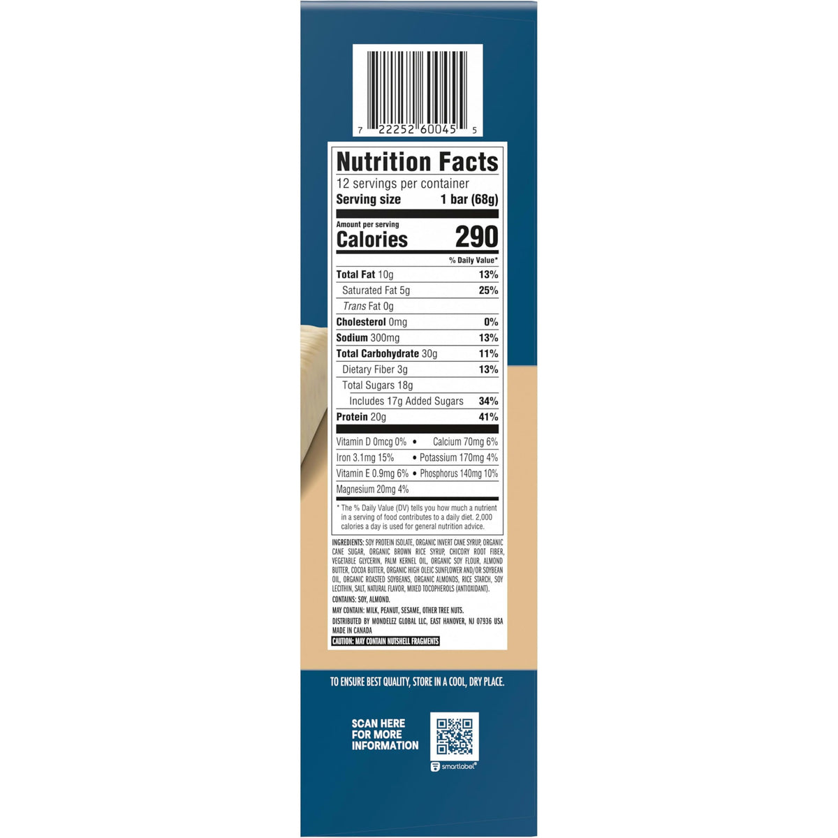 CLIF BUILDERS Protein Bars, Chocolatey Peanut Butter, Gluten Free