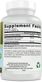 Best Naturals Olive Leaf Extract 700mg - 180 Capsules (2 Pack) - image 5