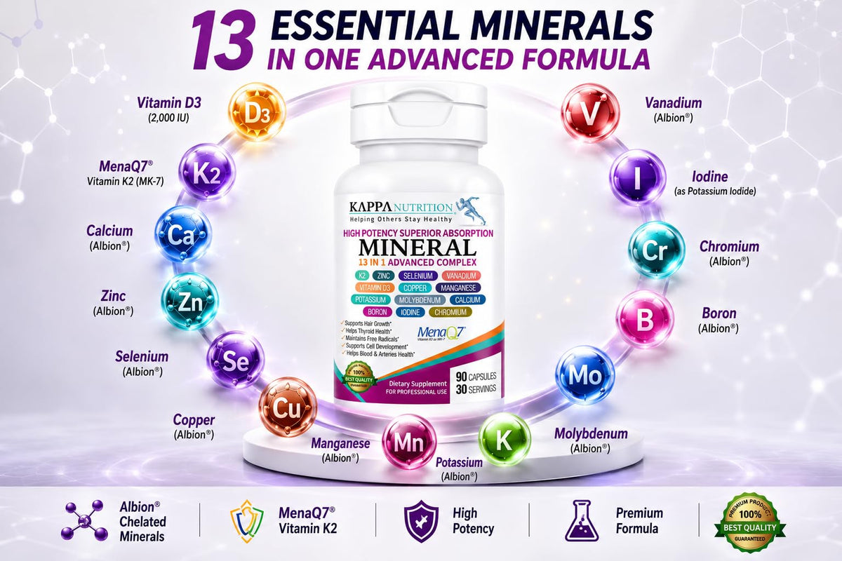 KAPPA NUTRITION Mineral 13 in 1 Complex - 90 Vegan Capsules - image 2