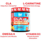 BPI Sports CLA + Carnitine Shredded Supports Lean Muscle & Promotes - image 9