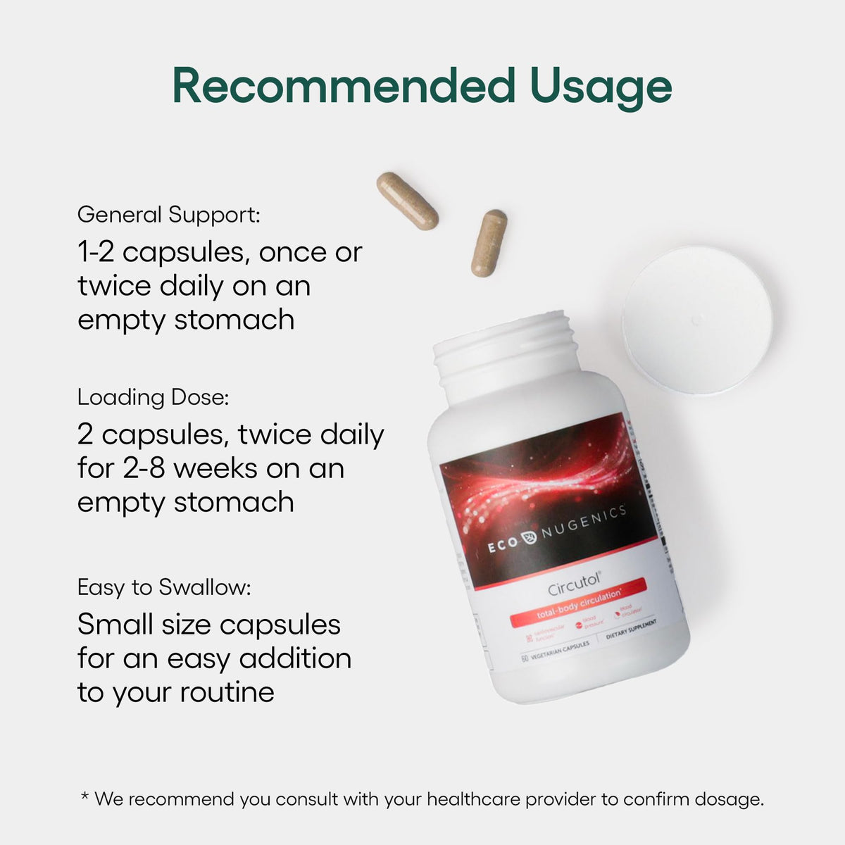 EcoNugenics Circutol Heart & Blood Pressure Supplement - image 5