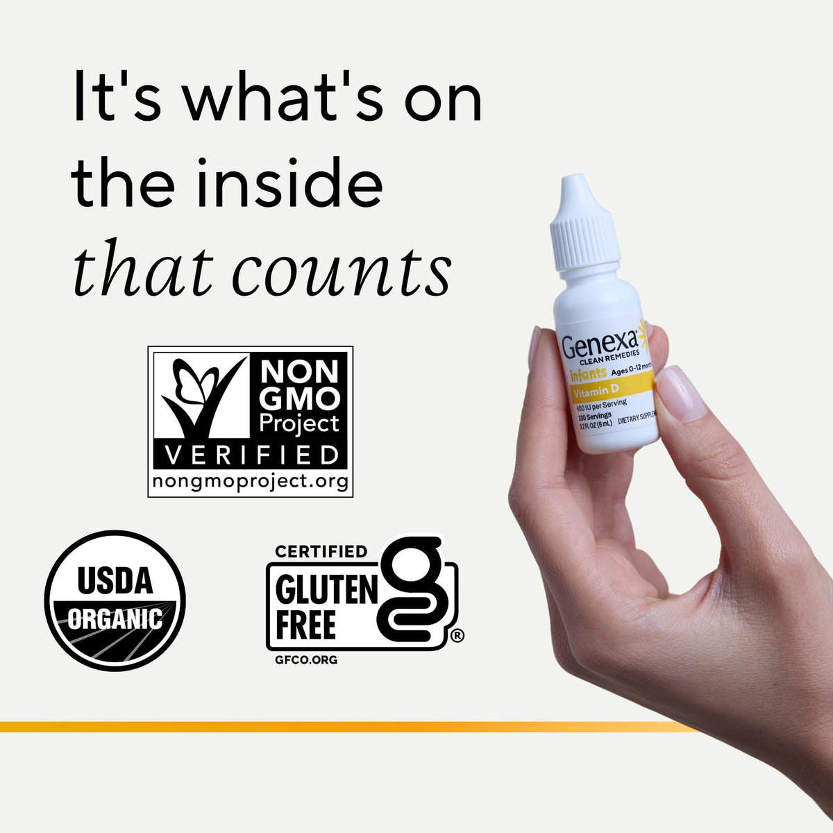 Genexa Vitamin D3 Drops for Infants