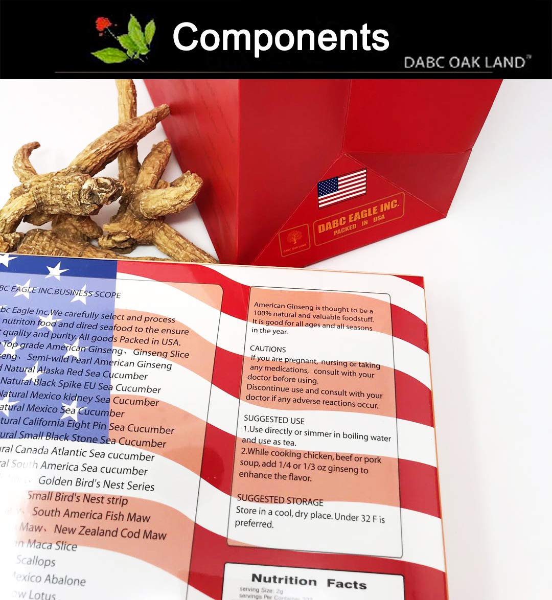 DABC OAK LAND American Ginseng from Wisconsin