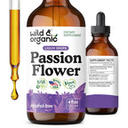Wild & Organic Passion Flower Tincture for Relaxation - 4 fl oz