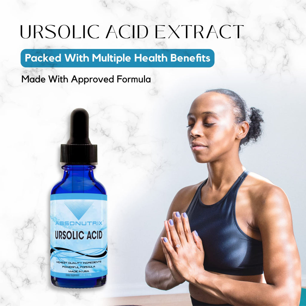 Absonutrix Ursolic Acid 590mg Liquid - 4 Fl Oz - image 5