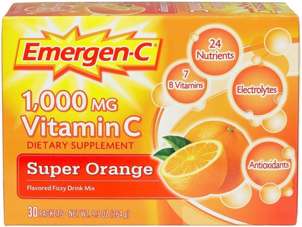 Emergen-C Super Orange Berry Vitamin C Fizzy Drink Mix - 90 Packets - image 3